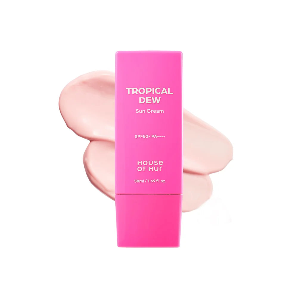 HOUSE OF HUR Tropical Dew Sun Cream 50ml – Korean Dewy Sunscreen for Hydration & Glow HOUSE OF HUR