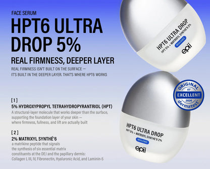 epii HPT6 Ultra Drop 5% – Daily Firming & Plumping Serum epii