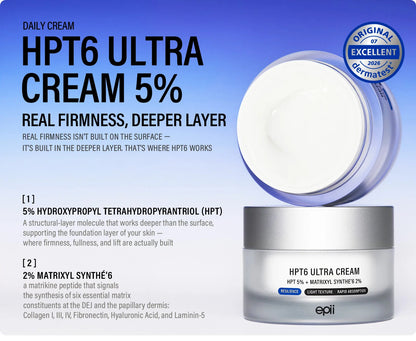 epii HPT6 Ultra Cream 5% – Daily Firming & Plumping Moisturiser epii