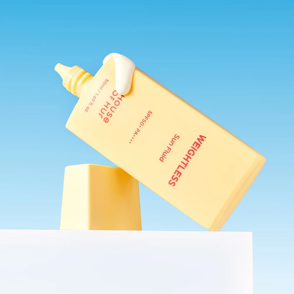 HOUSE OF HUR Weightless Sun Fluid SPF50+ PA++++ 50ml – Korean Lightweight Sunscreen HOUSE OF HUR