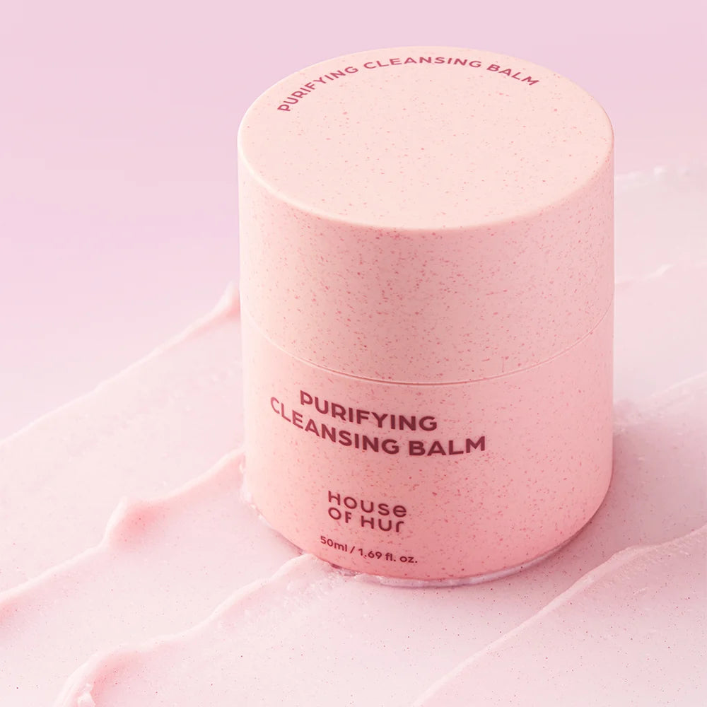 HOUSE OF HUR Purifying Cleansing Balm 50ml – Korean Makeup & SPF Remover for Double Cleansing HOUSE OF HUR