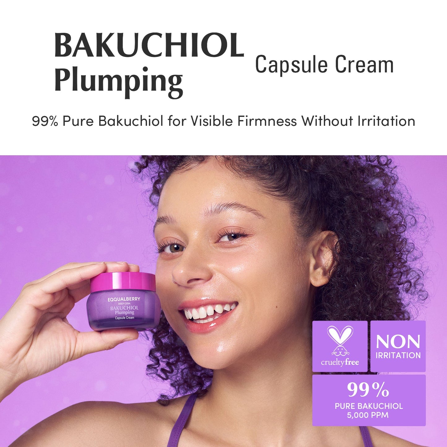 New Eqqualberry Bakuchiol Plumping Capsule Cream
