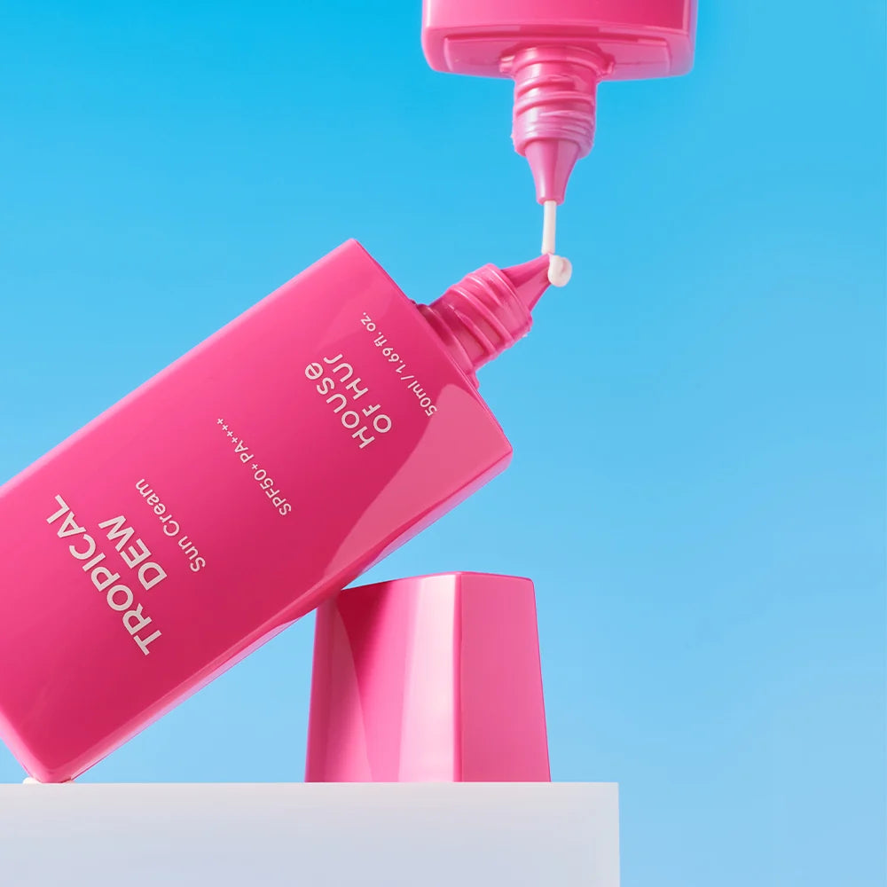 HOUSE OF HUR Tropical Dew Sun Cream 50ml – Korean Dewy Sunscreen for Hydration & Glow HOUSE OF HUR