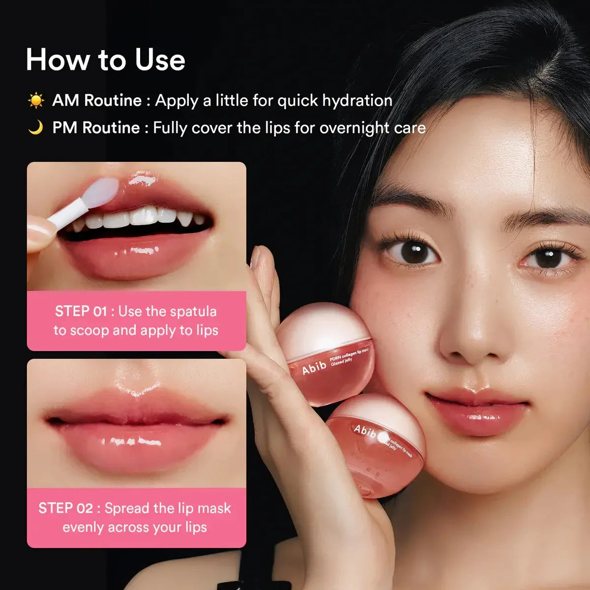 Abib PDRN COLLAGEN LIP MASK GLAZED JELLY 11G - My Seoul My Skin