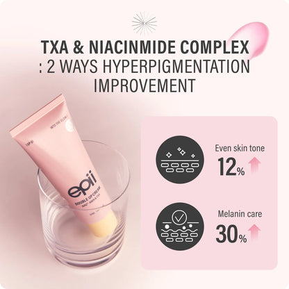 epii Double Up Cream NAD+ NMN & TXA – Korean Brightening Barrier Cream for Dull Skin epii