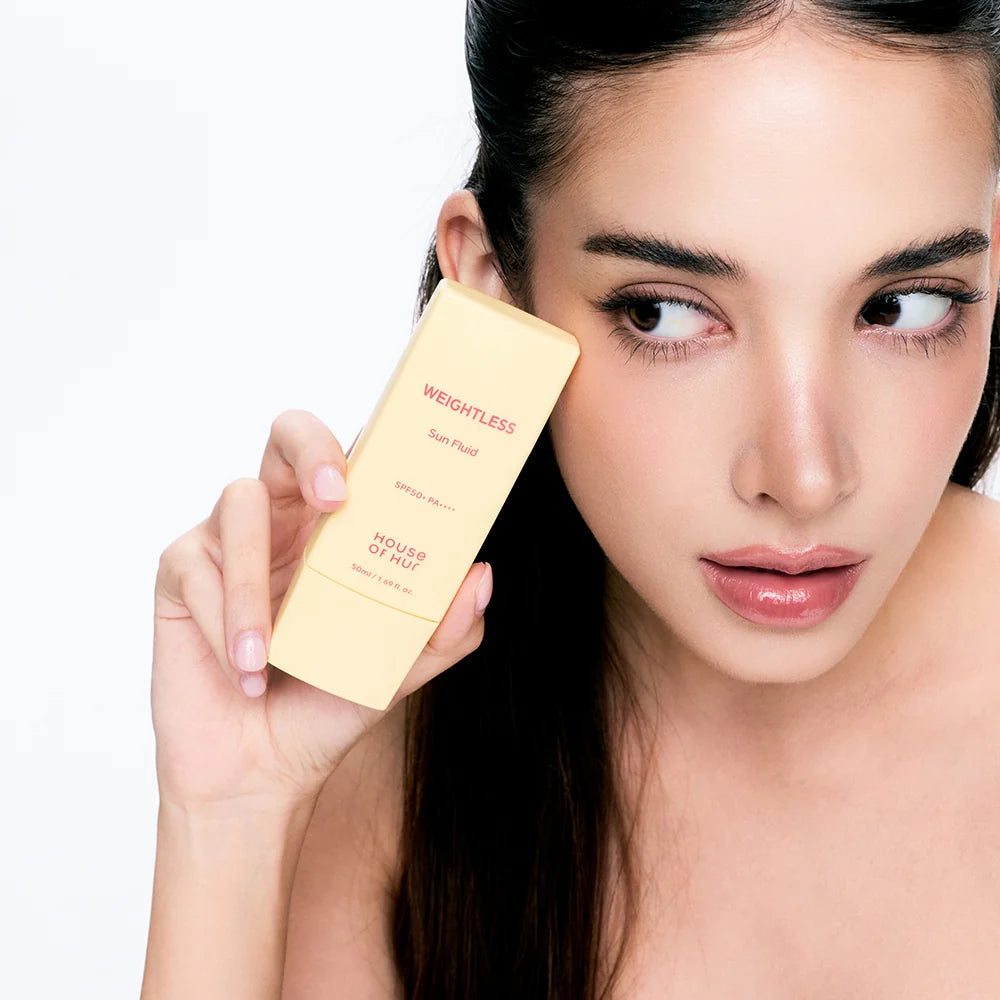 HOUSE OF HUR Weightless Sun Fluid SPF50+ PA++++ 50ml – Korean Lightweight Sunscreen HOUSE OF HUR