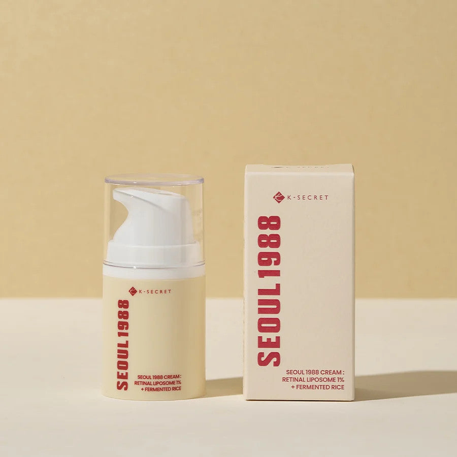 K-SECRET SEOUL 1988 Cream 50ml – Retinal Liposome 1% & Fermented Rice Anti-Ageing Cream