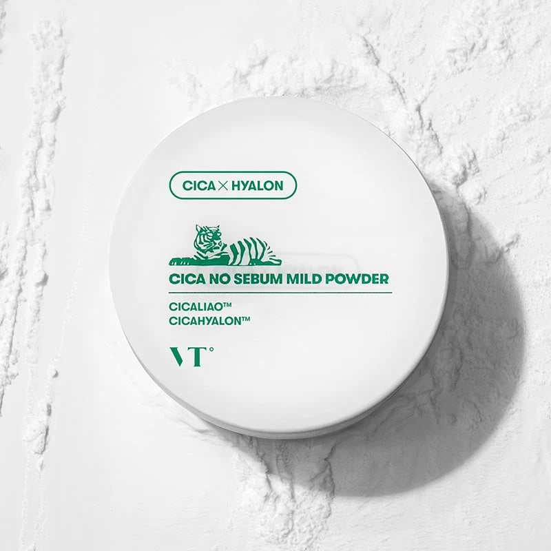 VT Cosmetics Cica No-Sebum Mild Powder 5g – Korean Mattifying Setting Powder VT COSMETICS