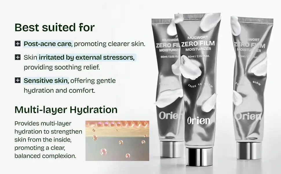 Orien Mugwort Zero Film Moisturizer 60ml ORIEN