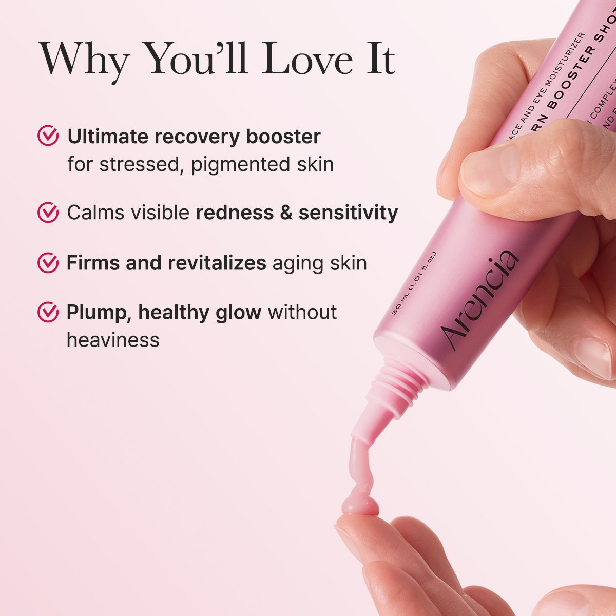 Arencia PDRN Booster Shot 30ml – Korean Recovery Serum for Glow, Firmness & Hydration