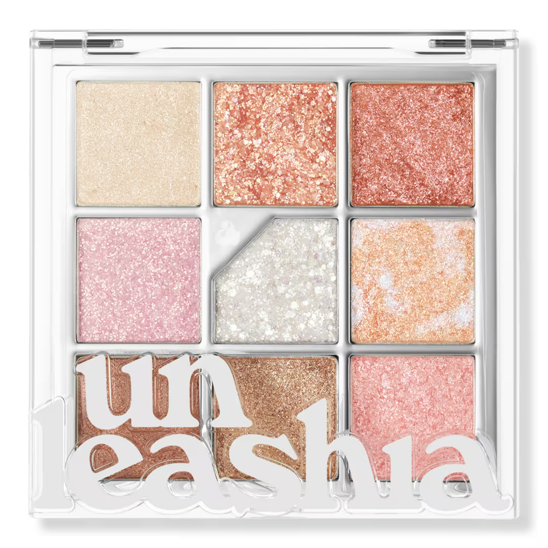 UNLEASHIA Glitterpedia Eye Palette – Korean Vegan Glitter Eyeshadow Palette UNLEASHIA