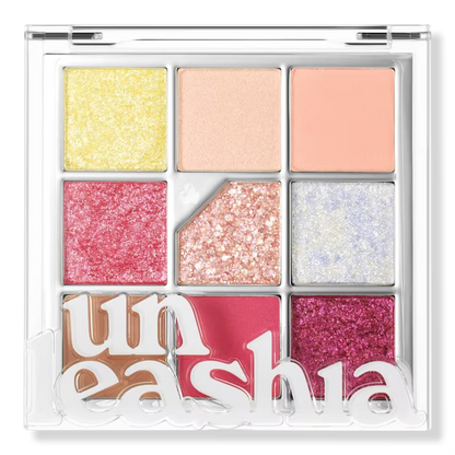 UNLEASHIA Glitterpedia Eye Palette – Korean Vegan Glitter Eyeshadow Palette UNLEASHIA