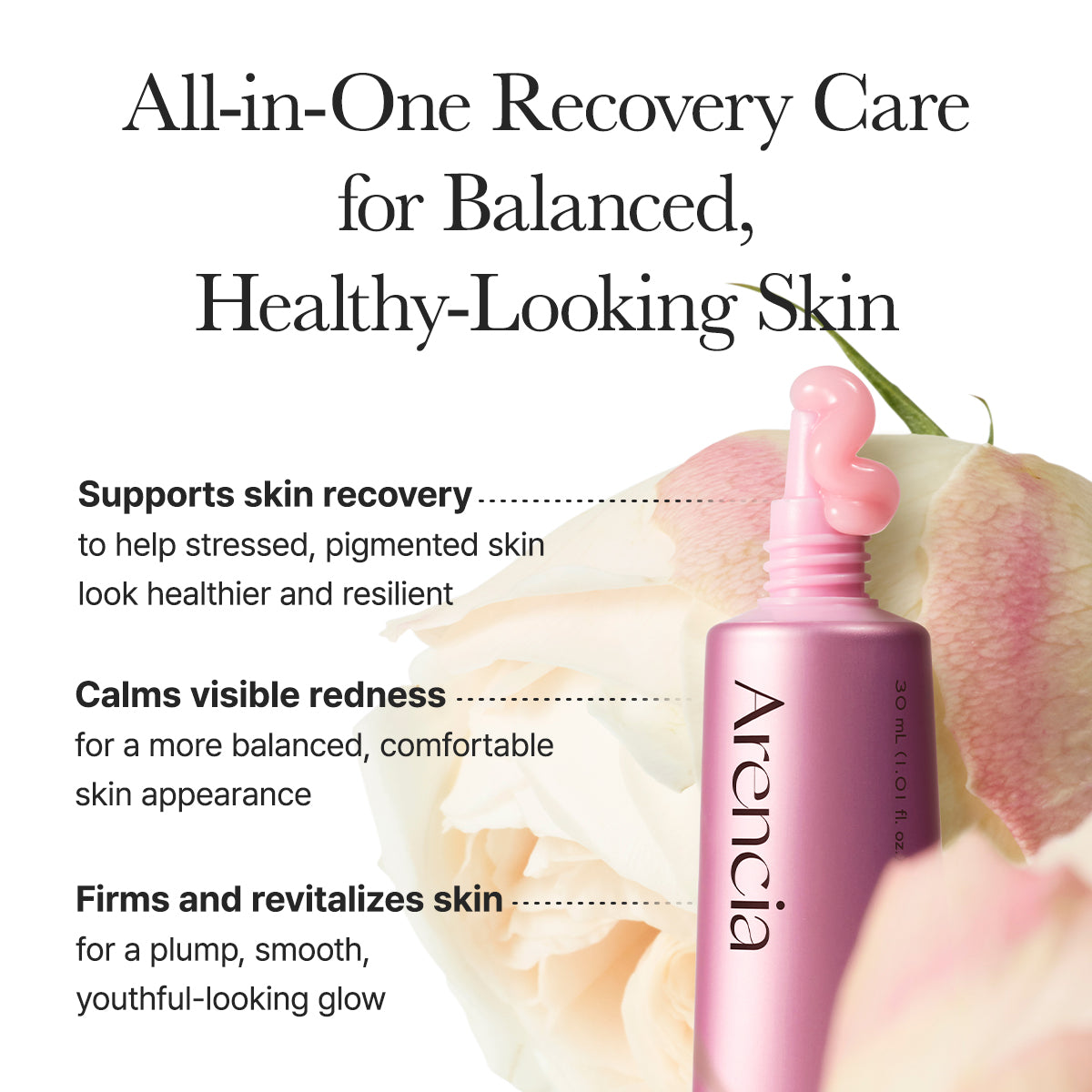 Arencia PDRN Booster Shot 30ml – Korean Recovery Serum for Glow, Firmness & Hydration