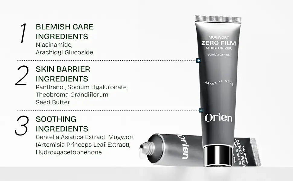 Orien Mugwort Zero Film Moisturizer 60ml ORIEN