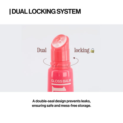 UNLEASHIA Sunset Dazzle Gloss Balm – Korean Glossy Lip Balm for Hydrated, Shimmer Lips UNLEASHIA