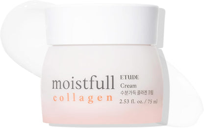 ETUDE Moistfull Collagen Cream 75ml – Deep Hydrating & Plumping Moisturiser My Seoul My Skin