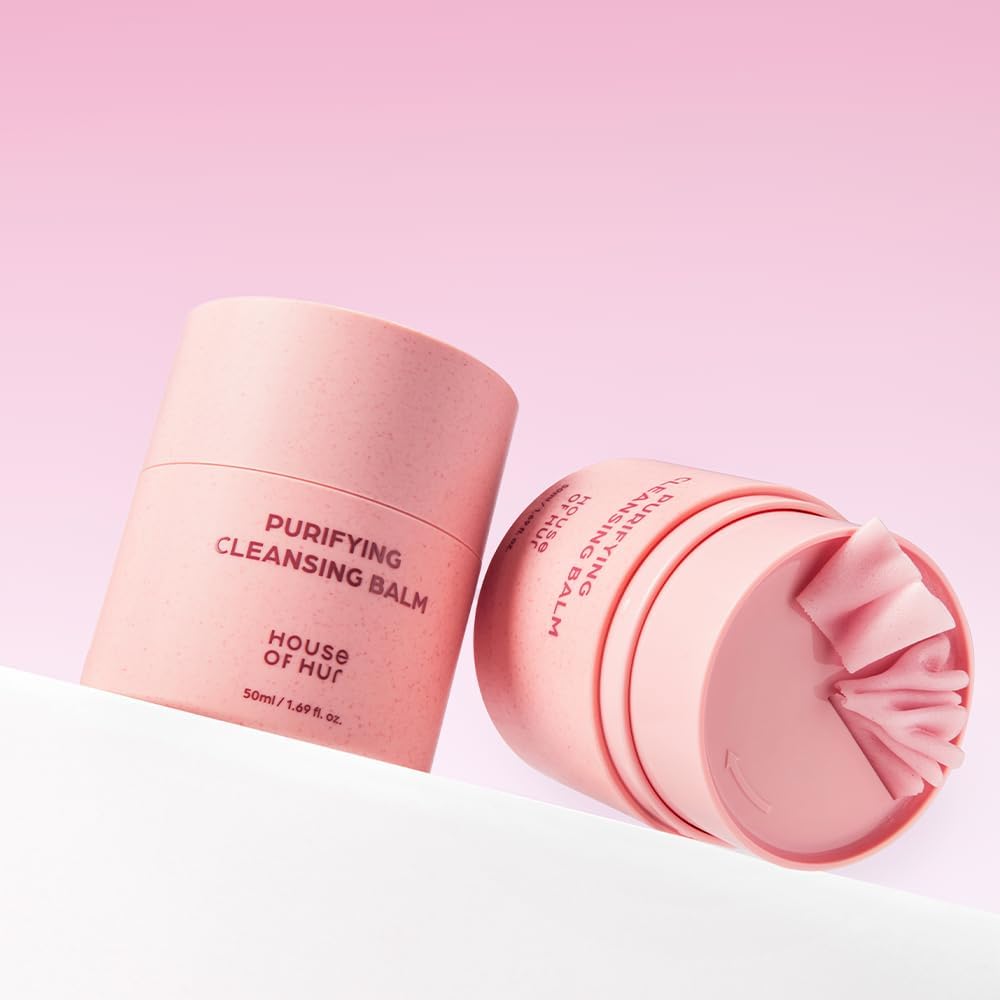 HOUSE OF HUR Purifying Cleansing Balm 50ml – Korean Makeup & SPF Remover for Double Cleansing HOUSE OF HUR