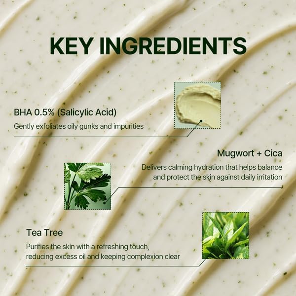 Orien Mugwort Zero Film Cleansing Foam 150ml – Korean Mugwort Cleanser for Sensitive & Acne-Prone Skin