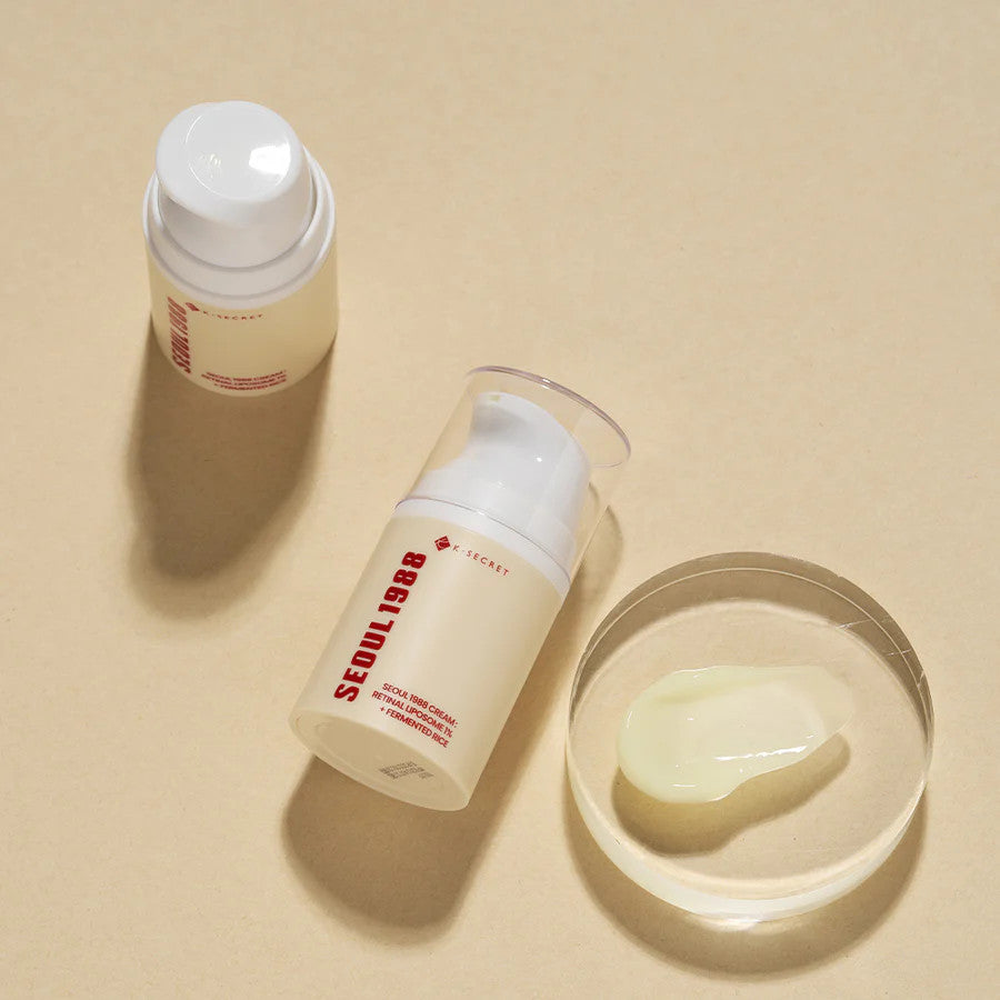 K-SECRET SEOUL 1988 Cream 50ml – Retinal Liposome 1% & Fermented Rice Anti-Ageing Cream