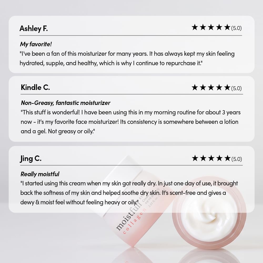 ETUDE Moistfull Collagen Cream 75ml – Deep Hydrating & Plumping Moisturiser My Seoul My Skin
