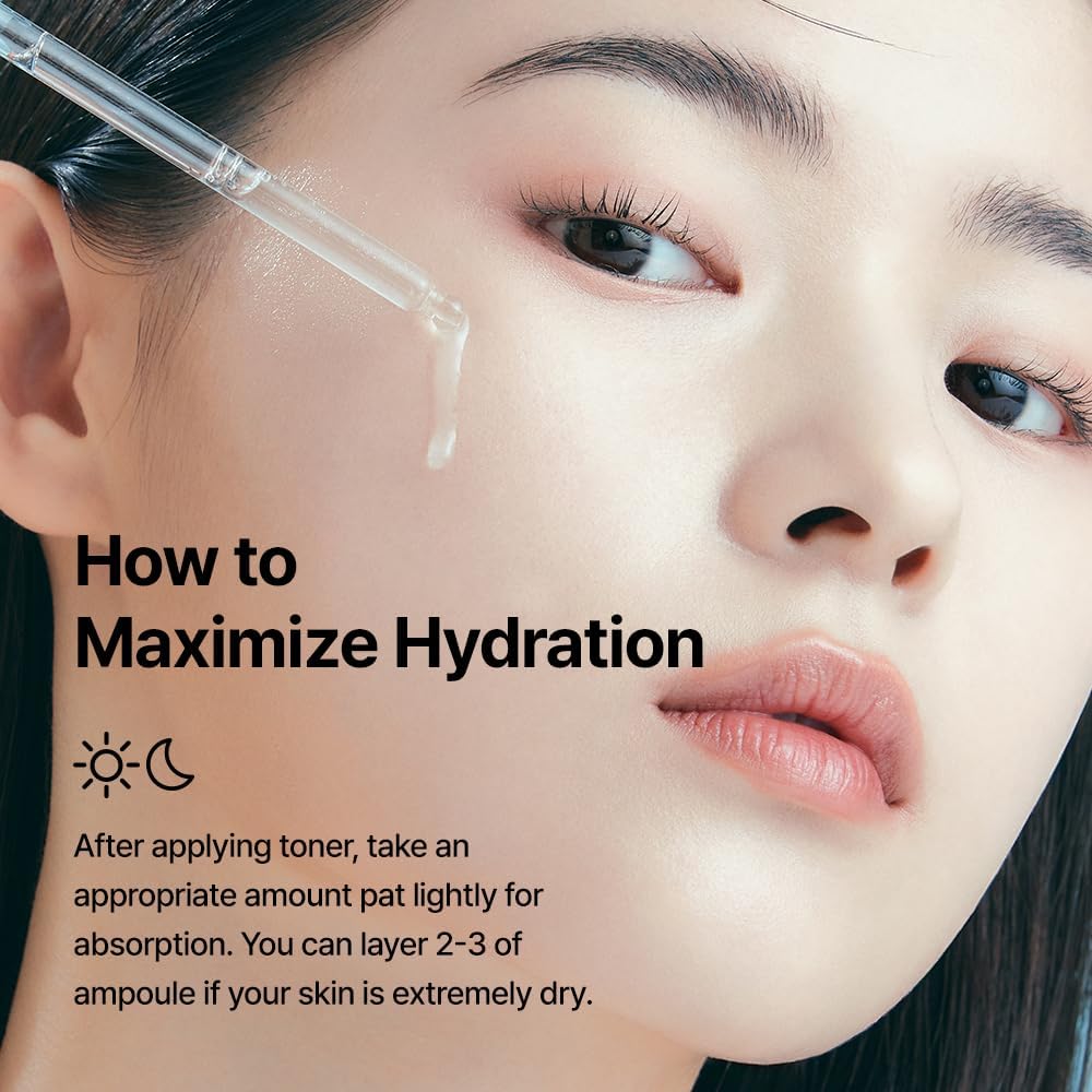 WELLAGE Real Hyaluronic Blue Ampoule 60ml – Korean Hydrating Ampoule for Plump, Dewy Skin My Seoul My Skin