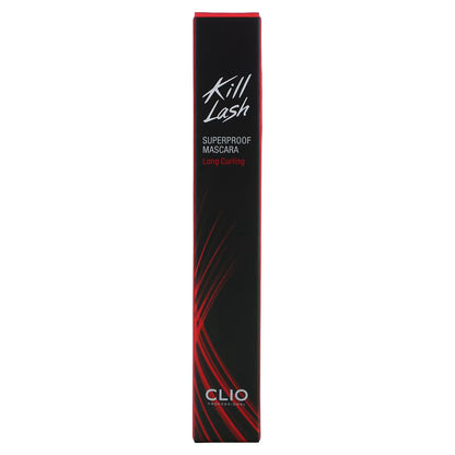 CLIO Kill Lash Superproof Mascara - Long-Lasting Curl & Smudge-Proof Mascara