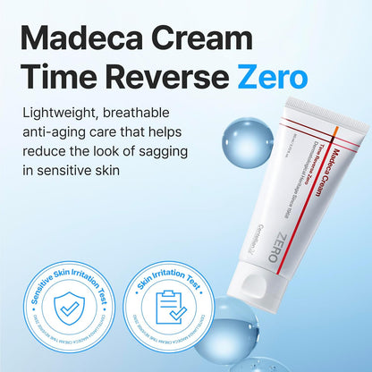 Centellian24 Madeca Cream Time Reverse Zero 80ml – Korean Anti-Ageing Cream for Firmness & Glow My Seoul My Skin