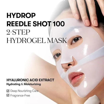 VT Cosmetics Hydrop Reedle Shot 100 HL 2 Step Hydrogel Mask - My Seoul My Skin