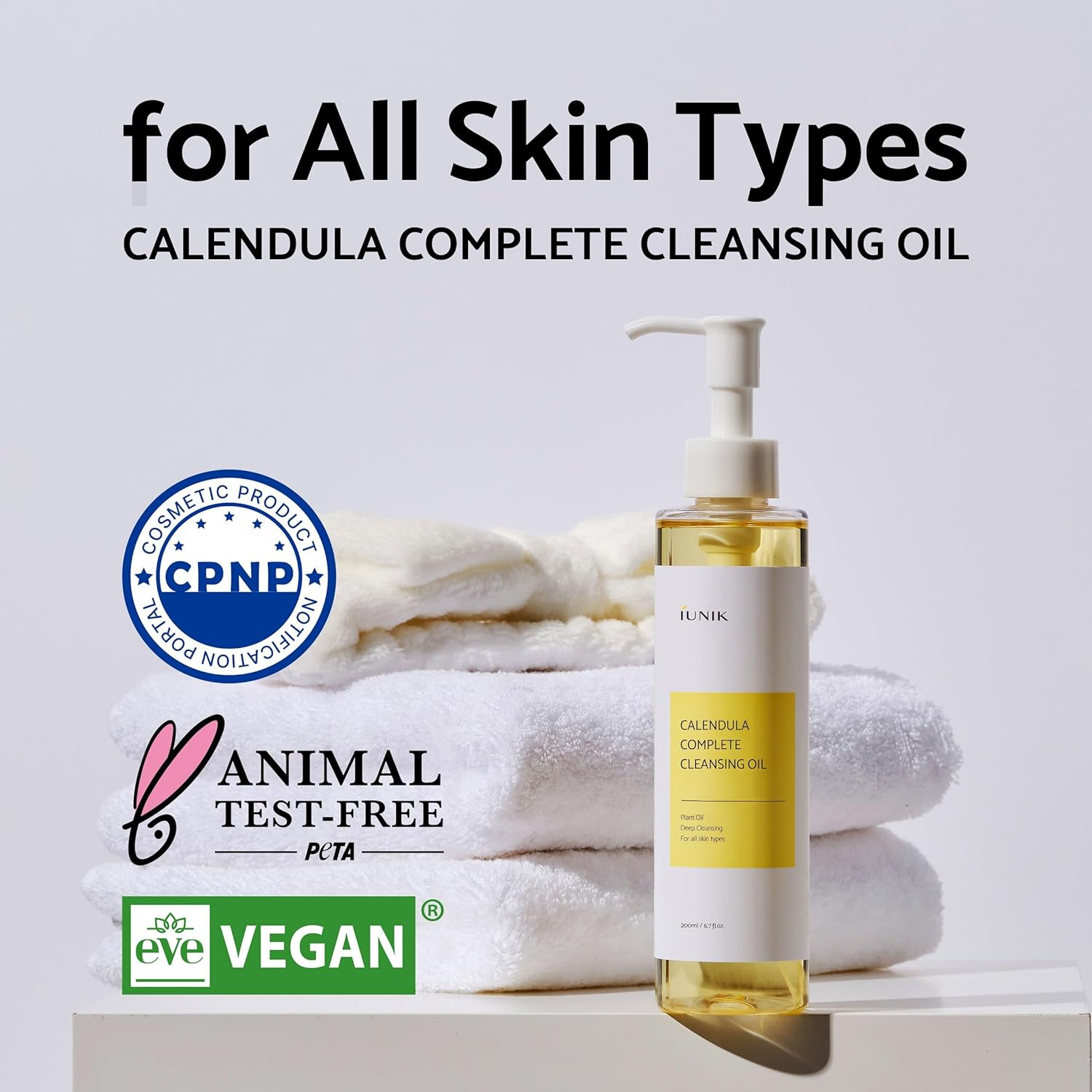 iUNIK Calendula Complete Cleansing Oil – 200ml IUNIK