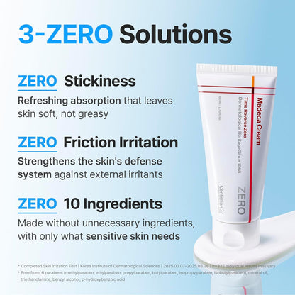 Centellian24 Madeca Cream Time Reverse Zero 80ml – Korean Anti-Ageing Cream for Firmness & Glow My Seoul My Skin