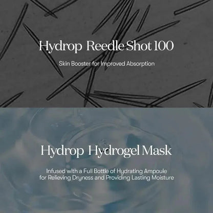 VT Cosmetics Hydrop Reedle Shot 100 HL 2 Step Hydrogel Mask - My Seoul My Skin