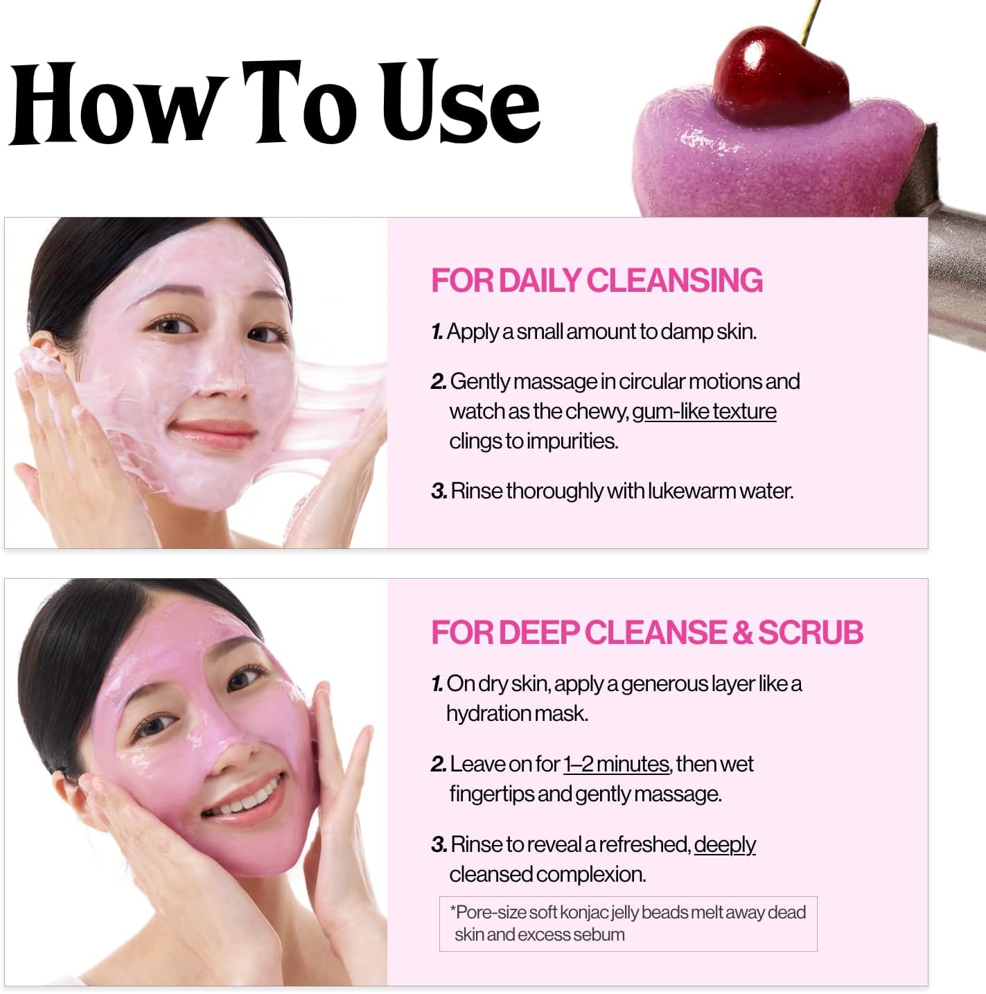 UNLEASHIA ABC Sorbet Facial Cleanser – Korean Sorbet Cleanser for Makeup, SPF & Pores My Seoul My Skin