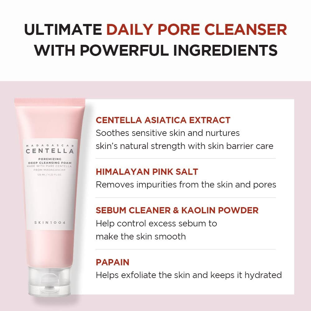 Skin1004 Madagascar Centella Poremizing Deep Cleansing Foam 125ml