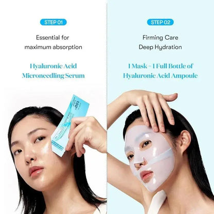 VT Cosmetics Hydrop Reedle Shot 100 HL 2 Step Hydrogel Mask - My Seoul My Skin