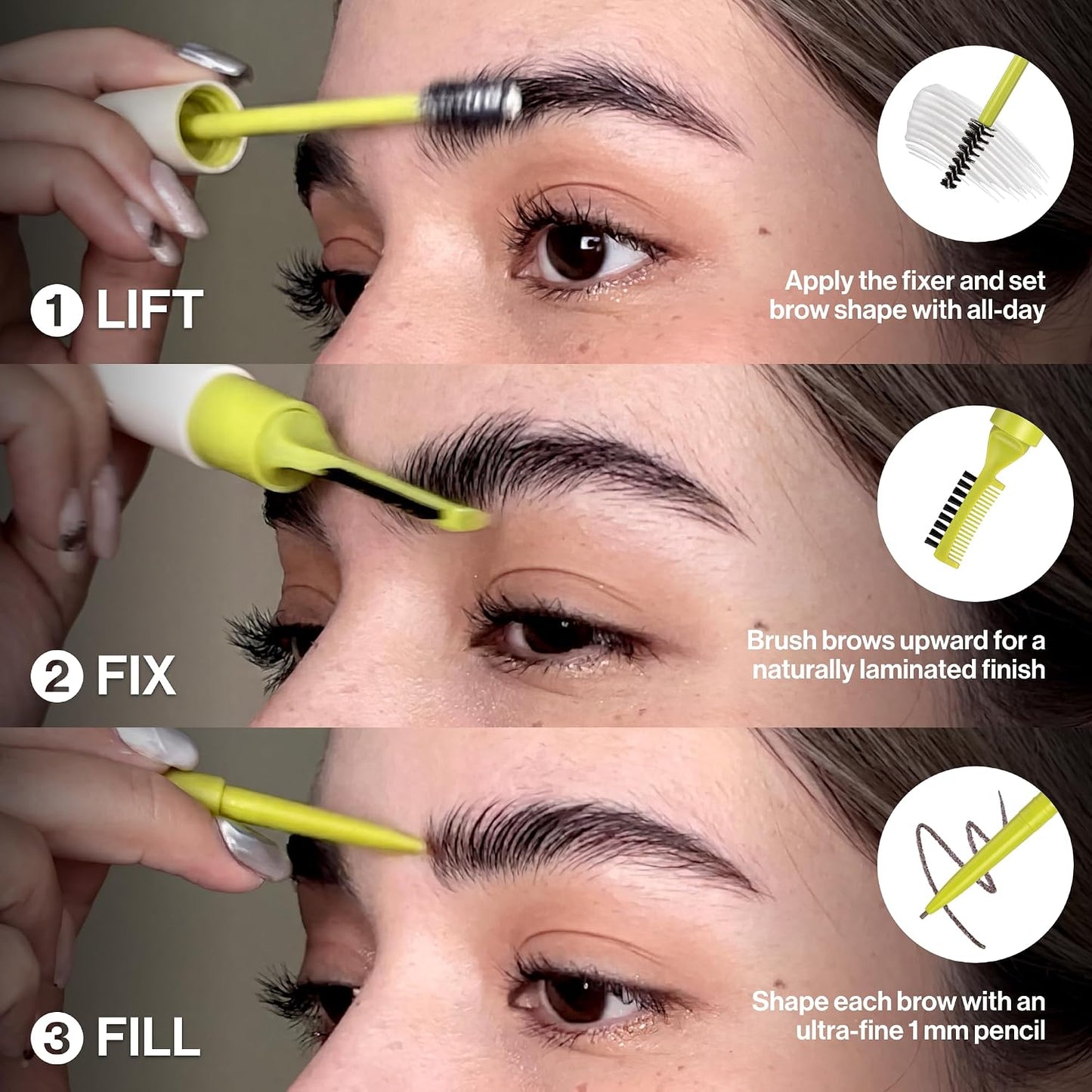 UNLEASHIA Shaper Pomade Eyebrow Fixer No.1 Clear – Lightweight Korean Clear Brow Gel UNLEASHIA