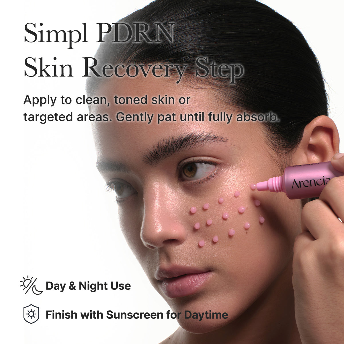 Arencia PDRN Booster Shot 30ml – Korean Recovery Serum for Glow, Firmness & Hydration
