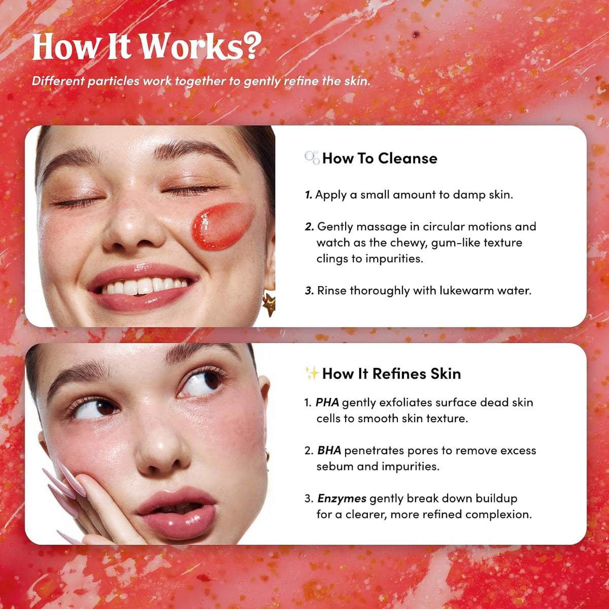 UNLEASHIA ABC Sorbet Facial Cleanser – Korean Sorbet Cleanser for Makeup, SPF & Pores UNLEASHIA