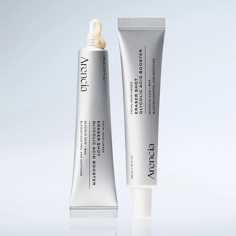 ARENCIA Eraser Shot Glycolic Acid Booster 30ml – Korean Exfoliating Serum for Pores & Texture Arencia
