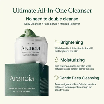 Arencia_Fresh_Green_Rice_Mochi_Cleanser_2 - My Seoul My Skin