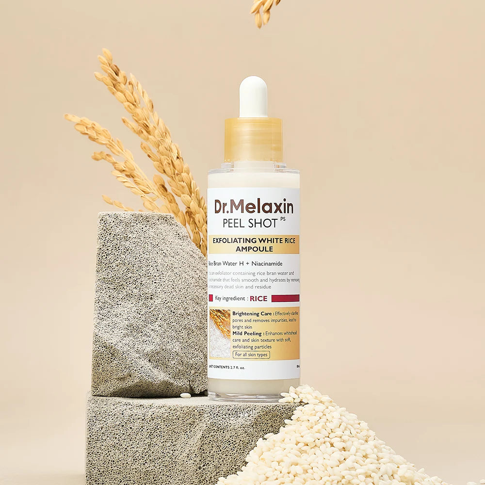Dr.Melaxin Peel Shot Exfoliant Rice Ampoule