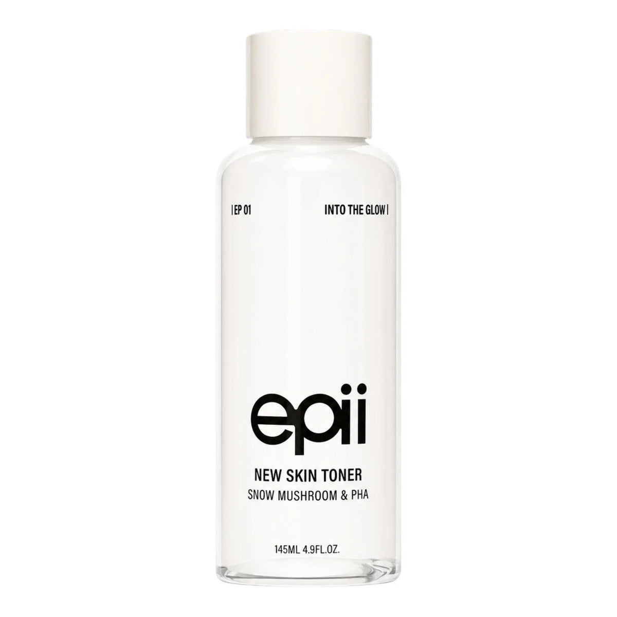 epii New Skin Toner Snow Mushroom & PHA 145ml – Korean Gentle Exfoliating Toner for Glow & Texture epii