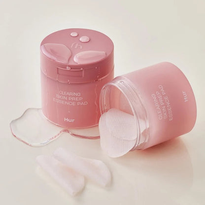 HOUSE OF HUR Clearing Skin Prep Essence Pad 70 Pads – Korean Exfoliating Toner Pads for Pores & Texture HOUSE OF HUR