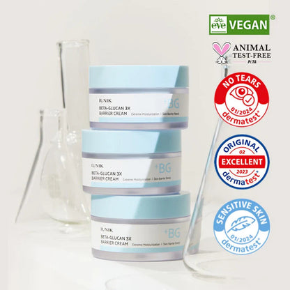 iUNIK Beta Glucan 3X Barrier Cream 50ml – Korean Barrier Cream for Dry & Sensitive Skin IUNIK