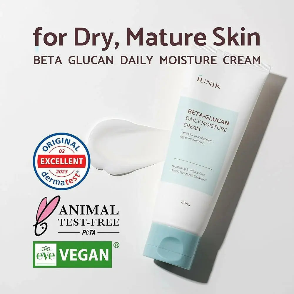 iUNIK Beta Glucan Daily Moisture Cream 60ml IUNIK