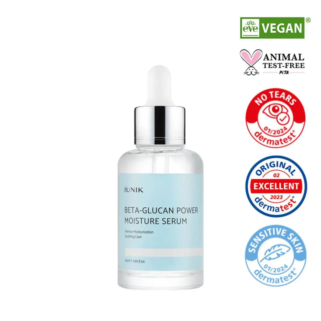 IUNIK BETA GLUCAN POWER MOISTURE SERUM 50ML - My Seoul My Skin