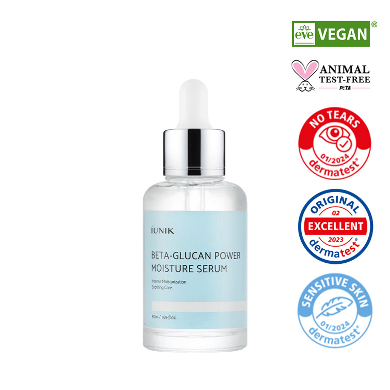 IUNIK  BETA GLUCAN POWER MOISTURE SERUM 50ML
