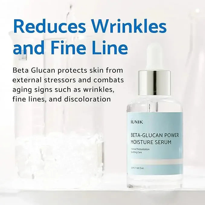 IUNIK BETA GLUCAN POWER MOISTURE SERUM 50ML - My Seoul My Skin