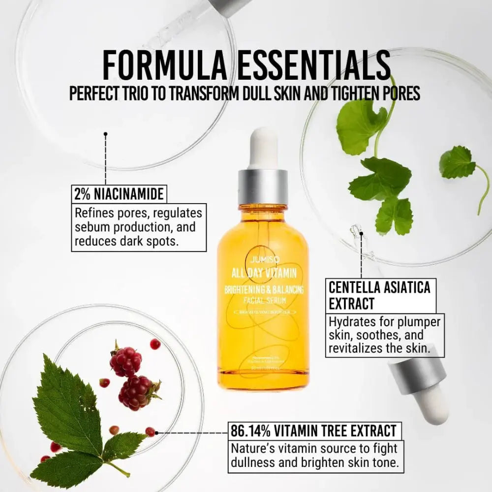 Jumiso All Day Vitamin Brightening & Balancing Facial Serum 30ml Jumiso