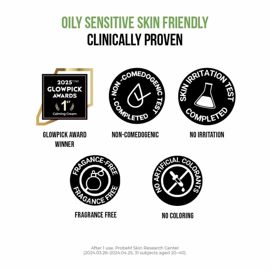 JUMISO D-Panthenol Barrier Soothing Cream 80ml – Korean Moisturiser for Sensitive Skin Jumiso
