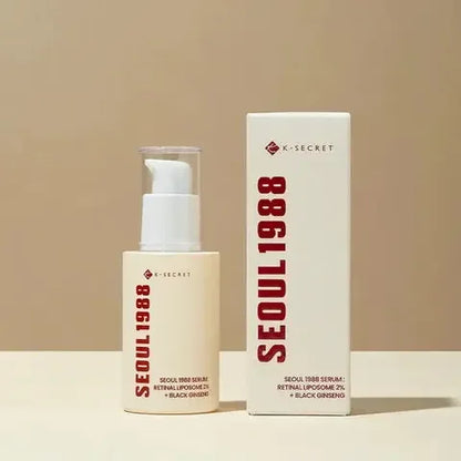 K-SECRET SEOUL 1988 Serum: Retinal Liposome 2% + Black Ginseng 30ml - My Seoul My Skin